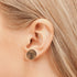 Christmas Wood Stud Earrings-Laser Engraved